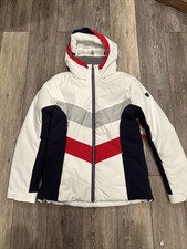 Fera Arya Women’s Jacket - White/red/blue - Size 6 - 4604