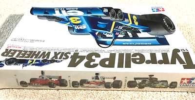 TAMIYA 1/12 TYRRELL P34 SIX WHEELER F1 Plastic Model Kit in