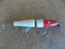 Creek Chub Pikie Wooden Jointed Lure W/Jewel Eyes (AWS Stamped on Lip)  12/26
