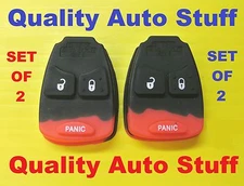 2X NEW Lot Set of 2 Remote Head Key Button Pad 3 Button M3N5WY72XX OHT692427AA 