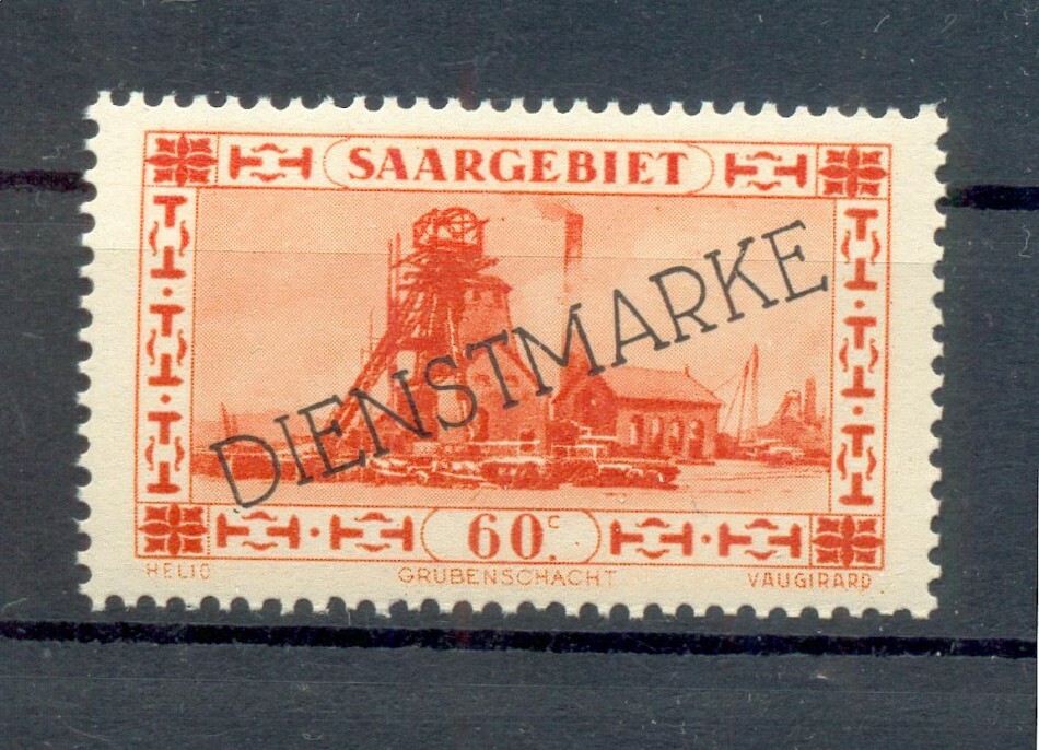 Saar Service 29XIII ABART** MNH Mint Never Hinged (72413)
