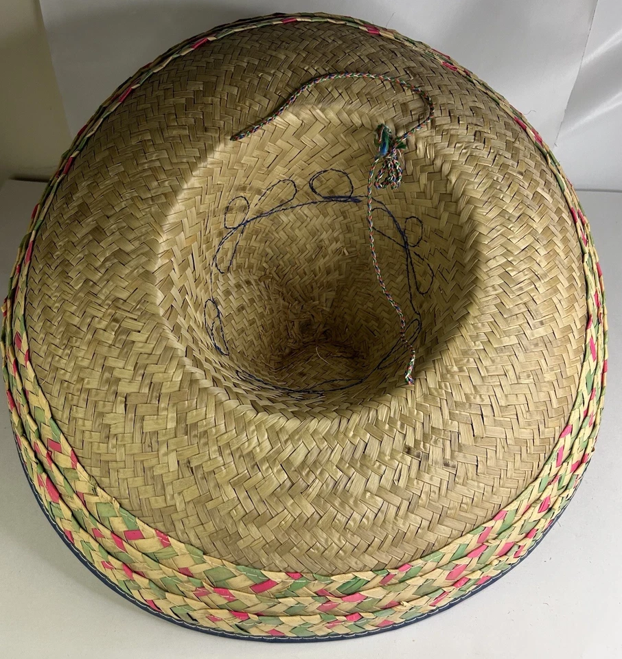 Authentic18” Mexican Sombrero Straw “Colorful” Hat for Cinco de Mayo Party Decor - Image 4 of 4