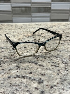 Jill Stuart Eyeglass Frames JS 325-2 52-16-135 Teal/Green & Brown Frames