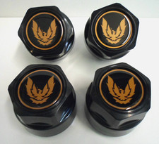 82-92 Firebird Trans Am Ta Wheel Center Caps Hub Gold Bird Emblem Set Of 4 610m