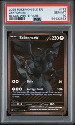 Zekrom ex 172/086 Scarlet & Violet: Black Bolt Black White Rare