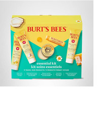 Burt's Bees Christmas Gifts Essentials Everyday Set, 5 Travel Size Products
