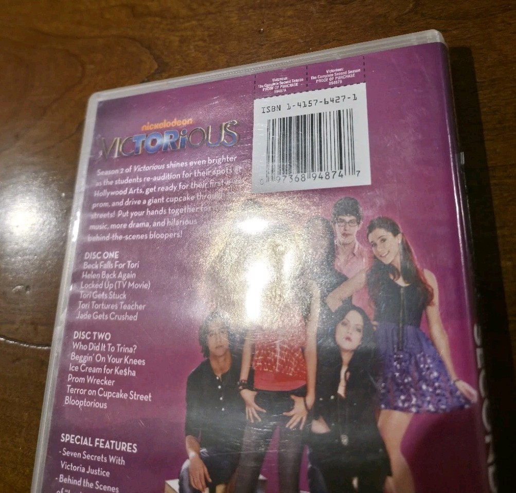 Victorious The Complete Second 2 Season DVD Set Nickelodeon Tested