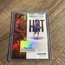 2019-20 NBA Hoops ISAIAH ROBY #HR-IRB Hot Signatures RC AUTO - NBA MAVERICKS 