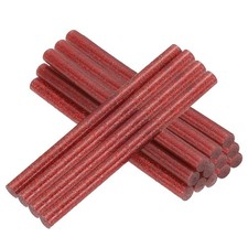 4x0.27 Inch Glitter Hot Glue Sticks, 16 Pcs Hot Glue Gun Sticks, Red