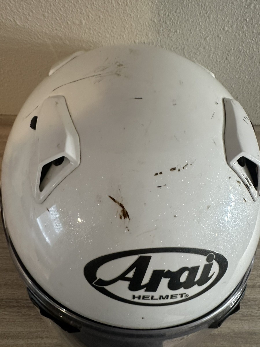 Arai Quantum-X Full Face Motorcycle Helmet Medium M White Japan