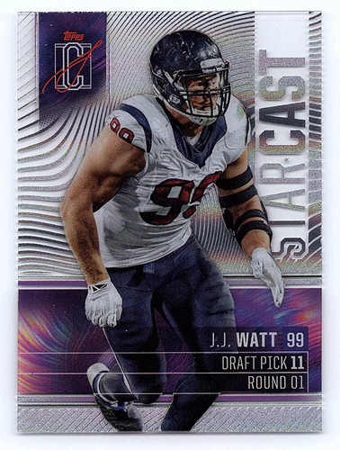 J.J. Watt #SC-14 2024 Topps Signature Class Star Cast card