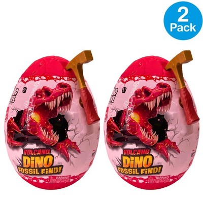 Zuru Robo Alive Volcano Dino Fossil Find Surprise Egg with Toy Pick 2 Pack