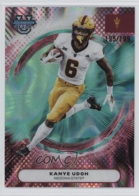 2025 Bowman U Aqua Lava Refractor /199 Kanye Udoh #70 1k3z