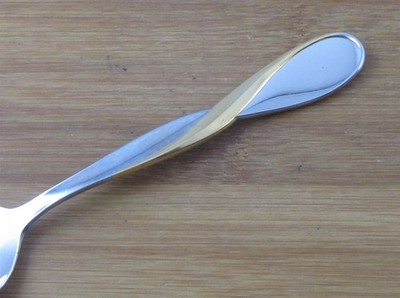 Oneida GOLDEN AQUARIUS Stainless Gold Accent Flatware CHOICE Silverware