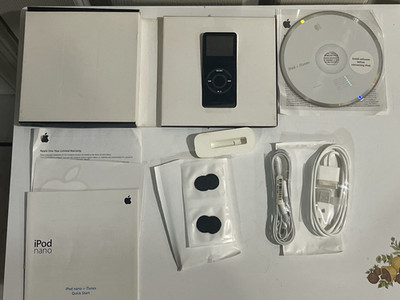 Apple iPod Nano 1st Generation Black 2GB, A1137, New In Box; Read Description