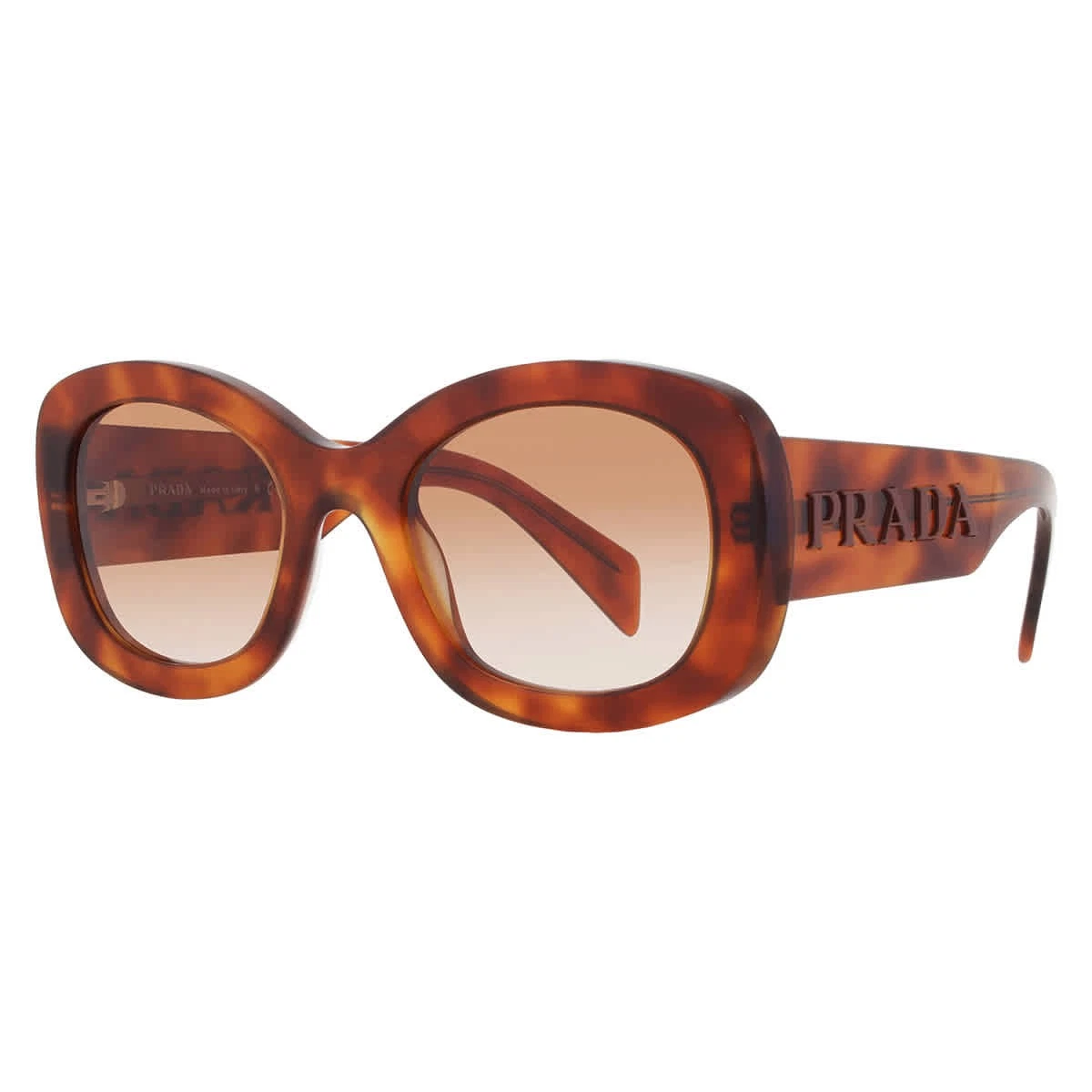 PRADA Brown Oval Sunglasses for Women for sale | eBay
