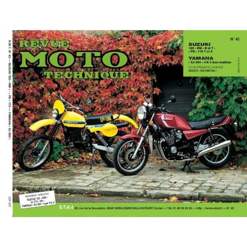 RMT 43 Yamaha XJ 650 manuel d'atelier pour réparer et entretenir le moteur de 1981 à 1984