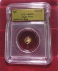 1/500 oz Gold Eagle Head Round - ICG MS70 Graded Slabbed Gold! Perfect Condition