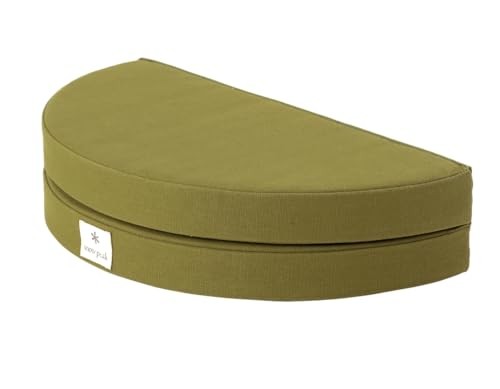 Snow Peak Folding Lounge Cushion Green Camp Outdoor TM-096 From Japan - Picture 3 of 6