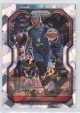 2021 Panini Prizm WNBA Ice Prizm Odyssey Sims #80 5ya