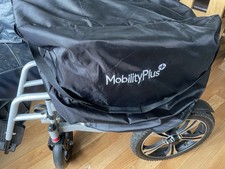 MobilityPlus+ Heavy-Duty Electric Wheelchair, Easy-Folding, Portable, 4mph