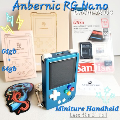 ANBERNIC RG Nano MINITURE Game Console ~ DrUm78 Custom Firmware