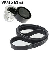 Keilrippenriemensatz Skf Vkma 36153 FüR Renault Duster Dci 110 4X4 Hmab Dacia 2