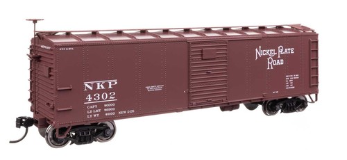 41061 Walthers HO 40' vagón de carga de acero con extremos Murphy placa de níquel carretera #4305 | Zustand: New