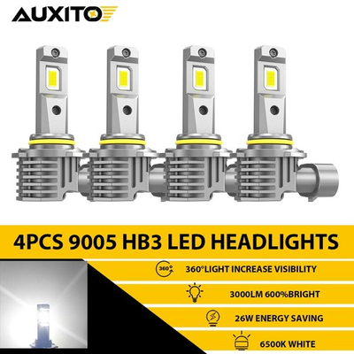#ad #ad 9005 HB3 LED Headlight Super Bright Bulbs Kit White 6500K High For Beam FORD 4X $44.64
