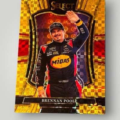Brennan Poole 2026 Select TRACKSIDE #287 FOTL Gold Power Plaid SSP 03/13