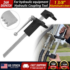 Hydraulic Coupling Tool 1 3/8" Fork Spacing Quick Coupler Helper Install/Remover