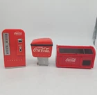 Vintage 1990s Coca Cola Refrigerator Magnets Lot of 3 Coke Collectibles