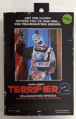 NECA ART THE CLOWN TERRIFIER 2 THANKSGIVING SPECIAL ULTIMATE ACTION FIGURE NIH