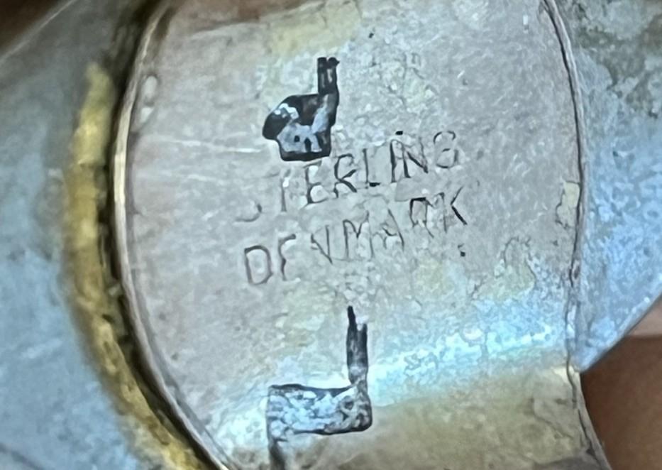 Denmark Sterling Silver Ring Geometric Triangle S… - image 10