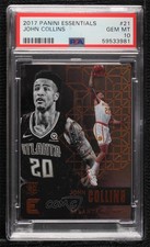2017-18 Panini Essentials John Collins #21 PSA 10 GEM MT 02mv
