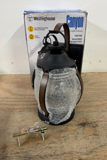 Westinghouse 6335100 Canyon Single Light 12-3/8" Tall Outdoor Wall Sconce *USED