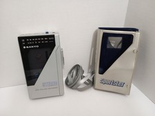 Sanyo M-G32 Vintage Metal Tape Cassette Player AM/FM Walkman  Case Parts Only