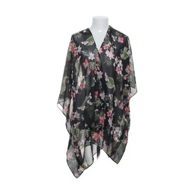 Blind Date, Kimono, Größe: ONE SIZE, Schwarz/Mehrfarbig, Polyester, Blumen #ftM