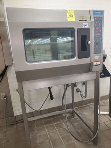 Giles Electric Convection Steamer Combi Oven 208V 3 Phase GHE06P Works See Video