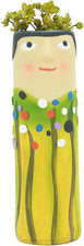 Spring Bud Vases, Bohemian Family Face Vase Boho Cute Home Decor, Character Vase
