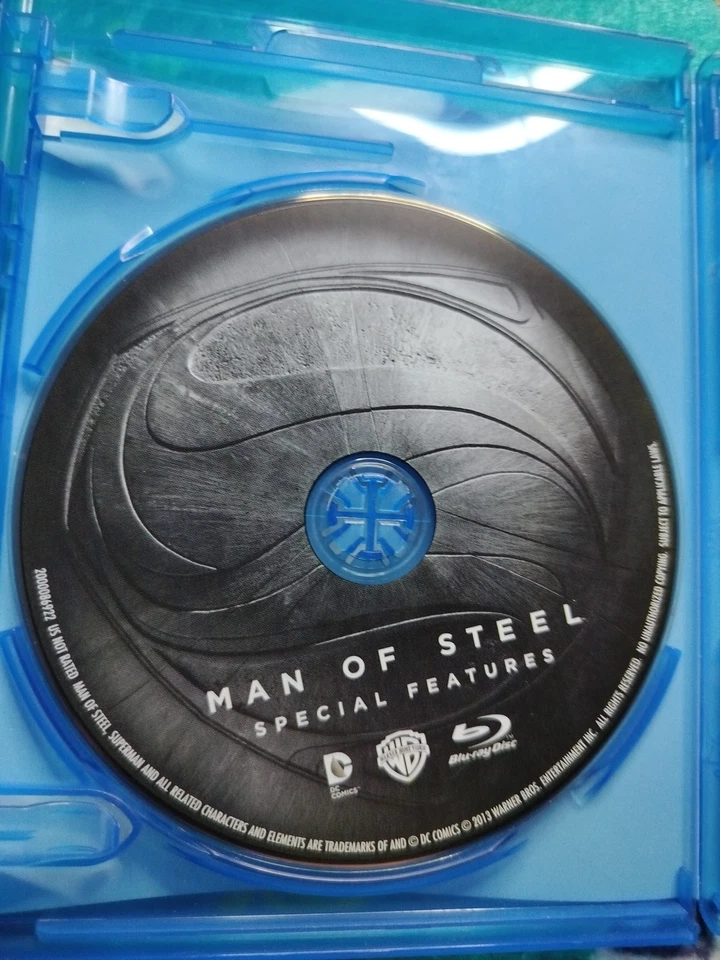 Man of Steel 3D (Blu-ray + DVD, 2013, 4-Disc Set) DC Henry Cavill - Image 3 of 4