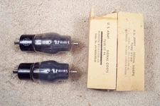 2, NEW, RCA, VT-99, 6F8G, wartime, military, match date pr2, 6SN7GT elec equiv.