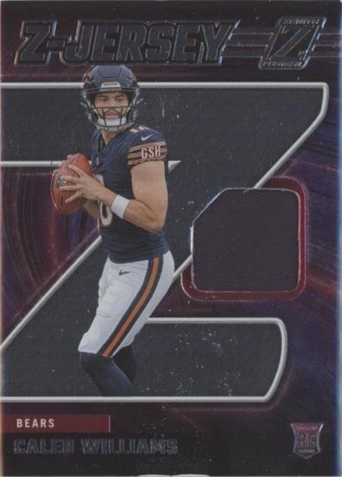 2024 Panini Zenith - Z Jersey Caleb Williams #ZJ1 (MEM, RC) for