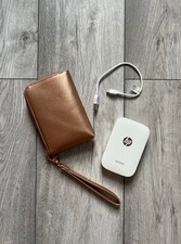 HP Sprocket Mini Photo Printer White And Rose Gold Turns On But Dosnt Print