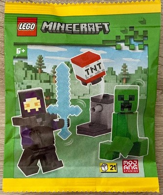 LEGO Minecraft L0002247 - Paperbag Minifigur - Explosionsexperte Creeper TNT
