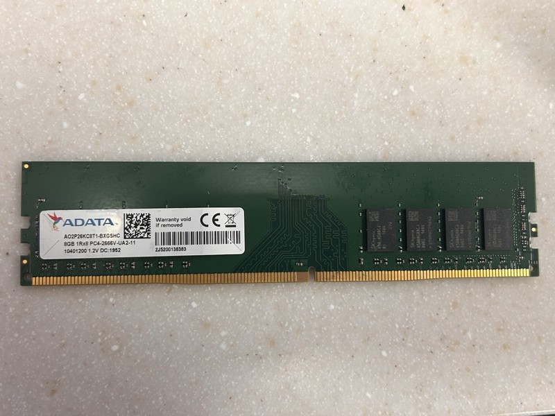 ADATA 8GB 1Rx8 PC4-2666V-UA2-11 2666MHz DDR4 RAM Memory
