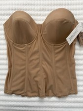 Dominique Apparel Intimates Corset Bridal Bra 8980 Brown 34DD NWT