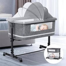 Ixdregan 3-IN-1 BABY BASSINET - Grey - Scratch Dent