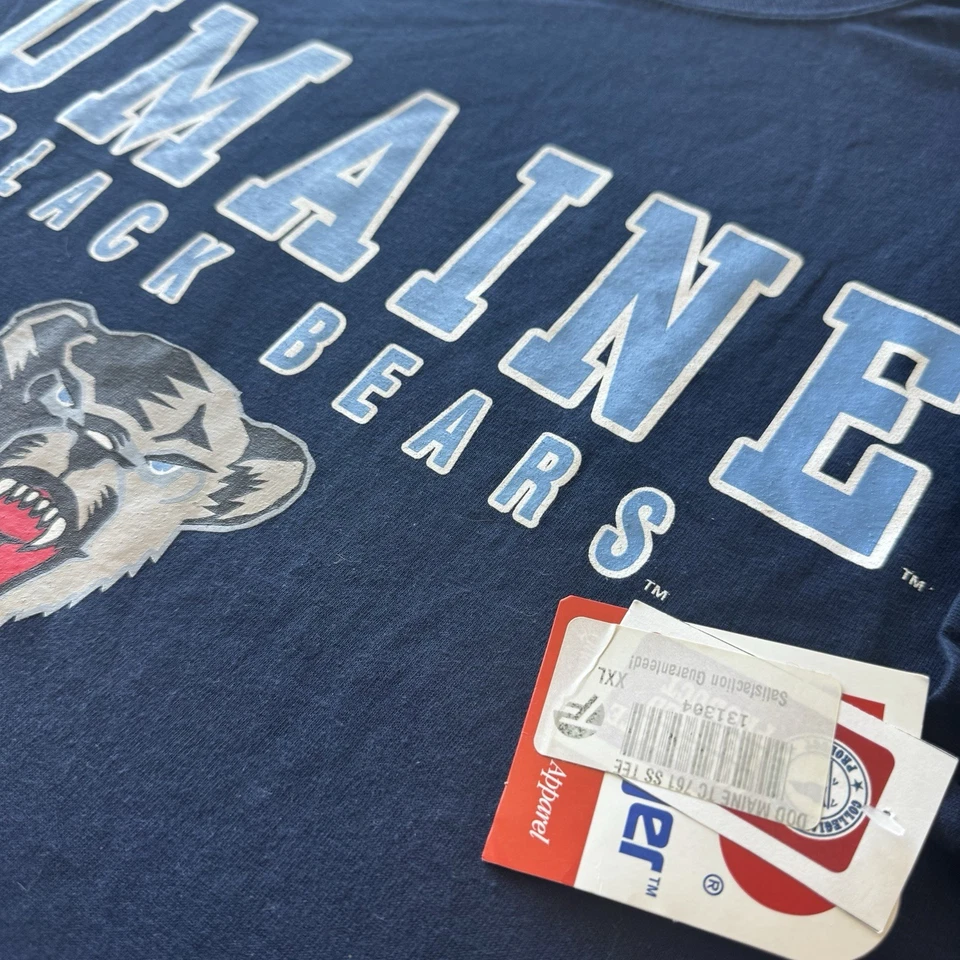 U Maine Black Bears [VINTAGE 04’] Men’s 2XL T-shirt - NCAA  - Dodger Tags - Image 3 of 3