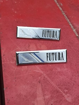 1964 - 1965 Ford Falcon Futura Door Panel Emblems C4DB-6220348-A X2 64 65 Fomoco